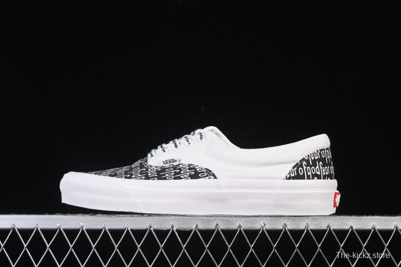 Vans Era 44 Low-Top Casual Skate Shoes with All-Over Logo Print - VN0A3MQ5PZP1