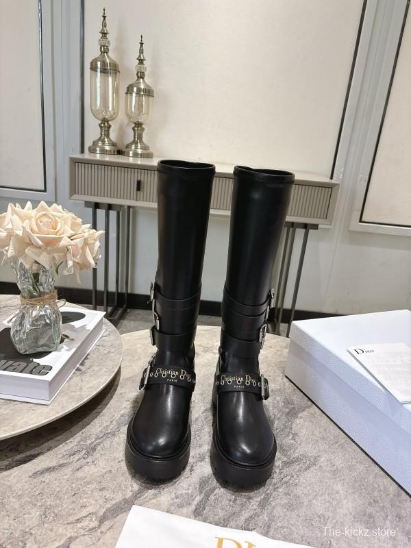 Dior Punk Style Strap Ankle Boots - KFY00470