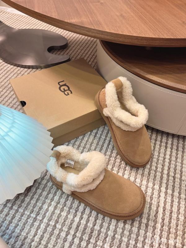 UGG 2025/SS Snow Boots with High-End Lamb Fur Collar Design - MJ00251