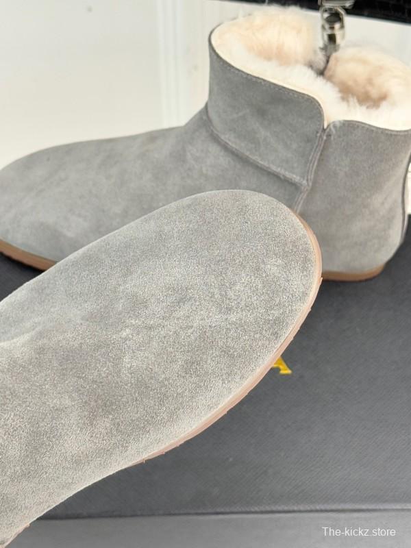 ALAIA Minimalist Side Zipper Retro Snow Boots - KFY00320