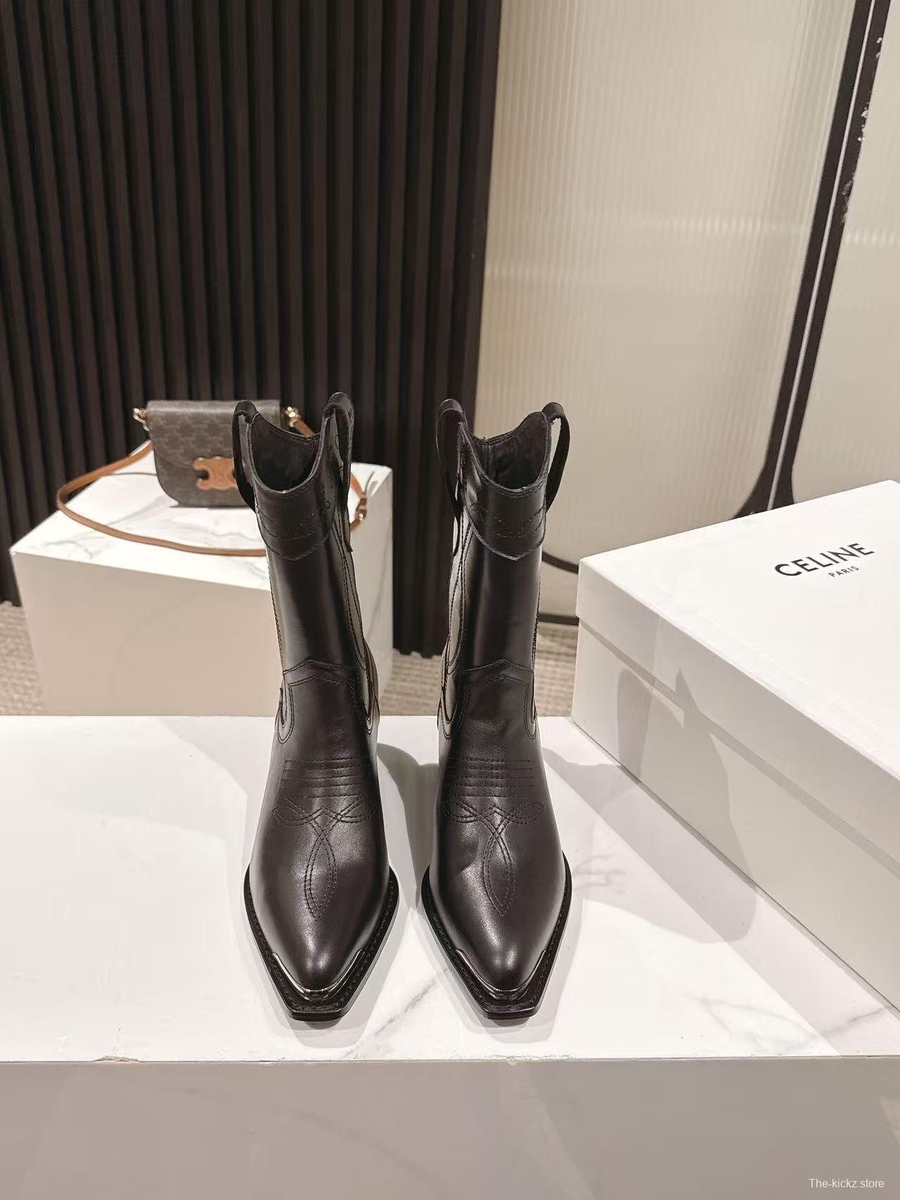 CELINE Fashion Boots 2025 SS Collection with Arch of Triumph Logo - LY00440