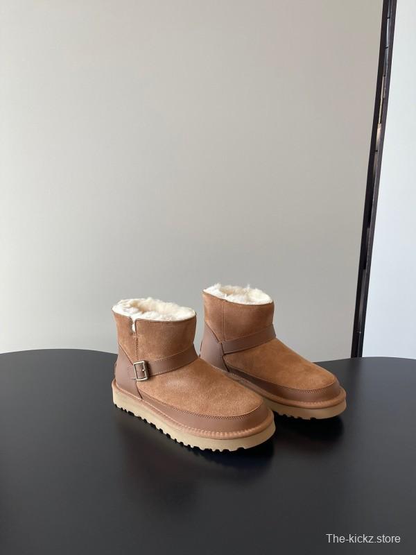 UGG 4512 Flat Buckle Ultra Wool Anti-Slip Snow Boots - AS00290