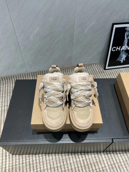 UGG Platform Loafers Series Round Toe Chunky Sole Casual Shoes - MJ00270