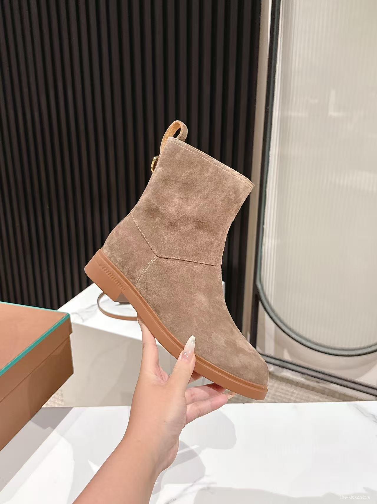 Loro Piana Fall/Winter 2025 Classic Old Money Style Ankle Boots - LY00370/LY00410