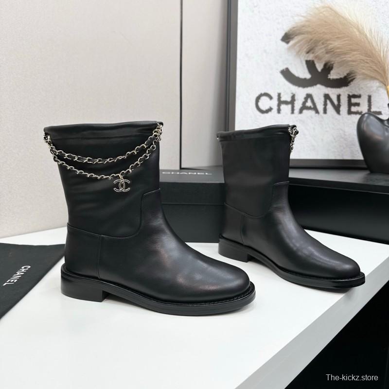Chanel 2025 SS Short Boots Essential Fall Winter Item - LY00420