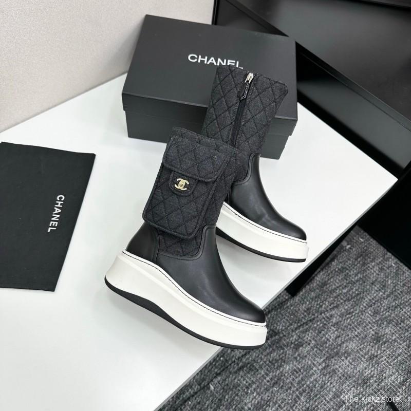 Chanel 2025 SS Short Boots Essential Autumn Winter Item - L Y00390