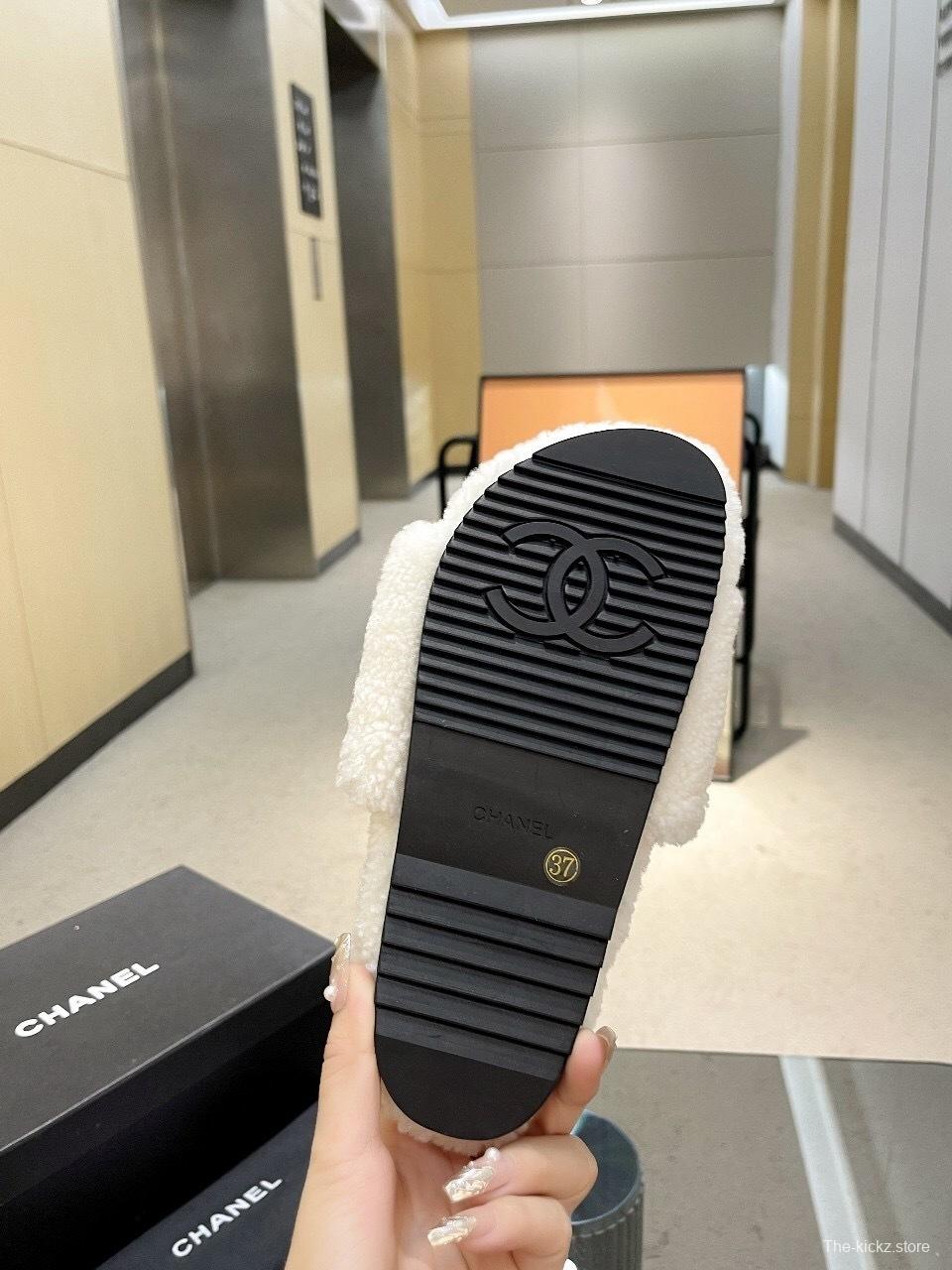 Chanel 2025 SS New Wool Slippers Soft Fine Wool - LY00280