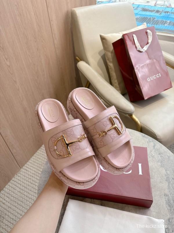 Gucci 8356-8 Women's Sandals with Horsebit Buckle Detail