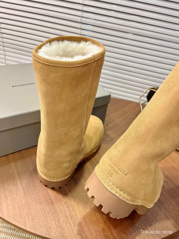 Balenciaga 2025 SS New Big Head High Heel Snow Boots - 2025SSBHB