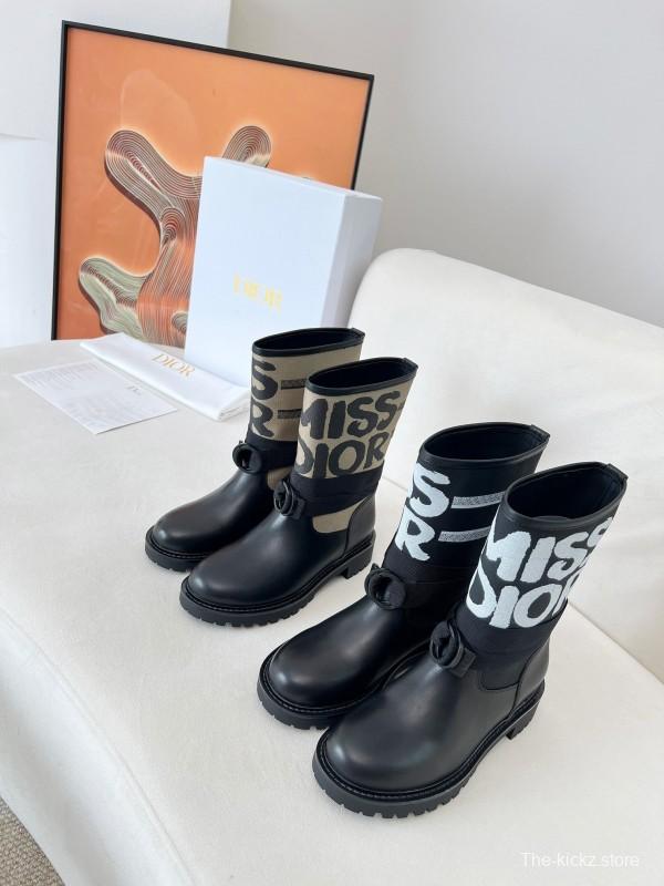 Dior 2025/SS Autumn Winter Boots Retro Work Boots Slip-On - LY00320