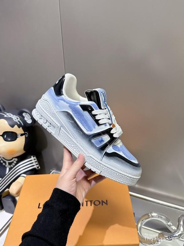 Louis Vuitton Trainer Basketball Series Crackle Glaze Process Sneakers - LY00490