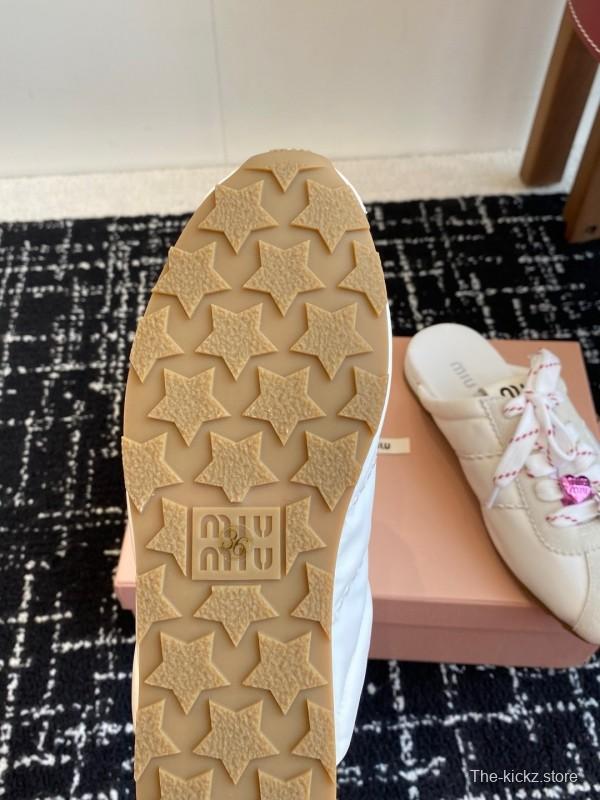 MiuMiu 2025 SS Early Spring Slip-On Trainer Loafer - KFY00295